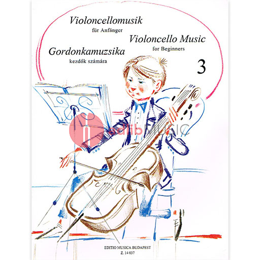 Violoncello Music for Beginners Volume 3 - Cello Z14037