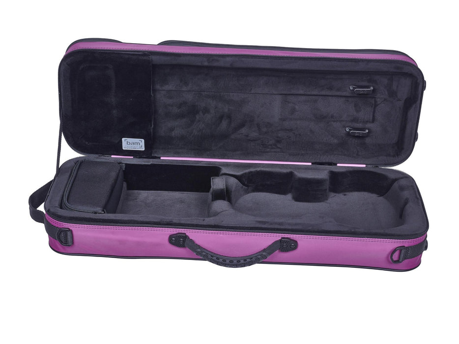Violin Case - BAM YOUNGSTER 1/4-1/8 Oblong - Dark Pink