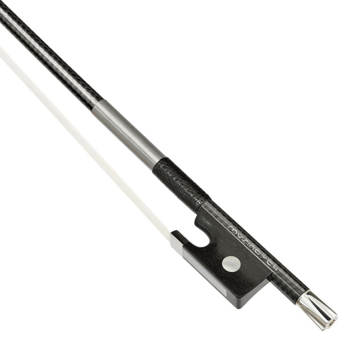 Muesing Carbon Fibre Violin Bow - C4 Modern, Snakewood Frog