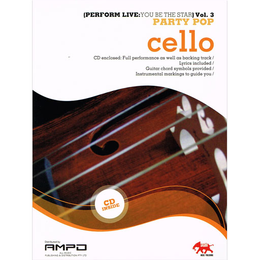 Perform Live: You be the Star Volume 3: Party Pop - Cello/CD Sasha 303148740