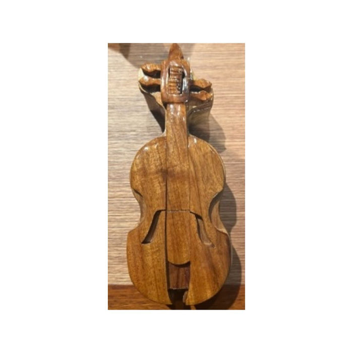 Secrets Box in the Shape of a Violin.