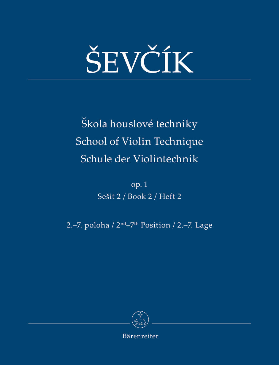 Sevcik School of Violin Technique Op 1 Book 2 — The Sydney String Centre