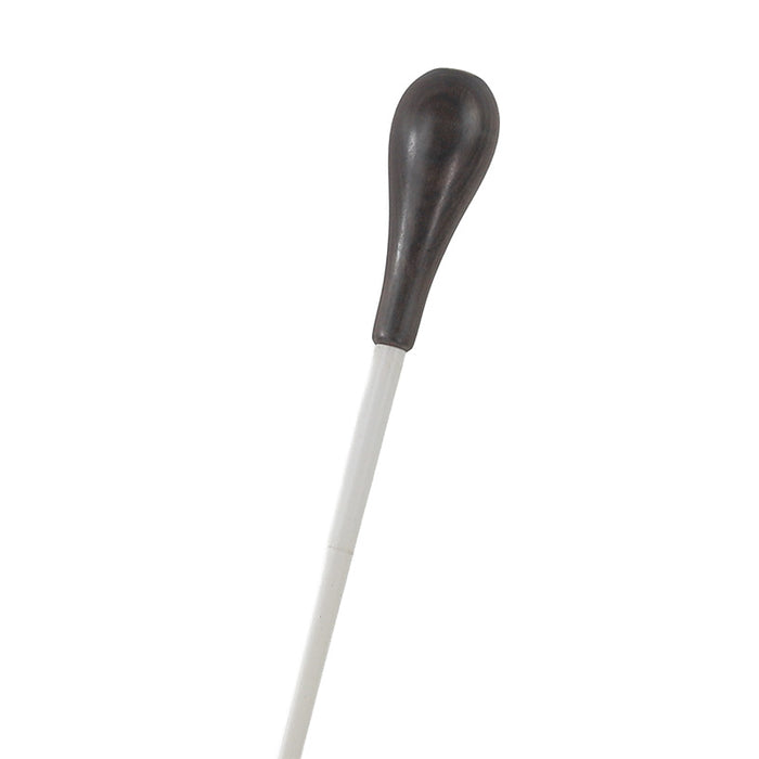Takt White Conductors Baton with Pear-Shaped Ebony Handle and Parisian Eye 15"