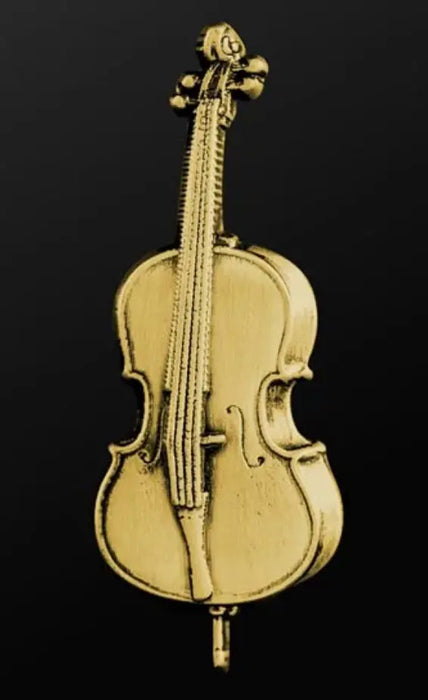 Musician Designer Cello Pin Gold