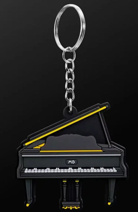 Musician Designer Grand Piano Black Keyring