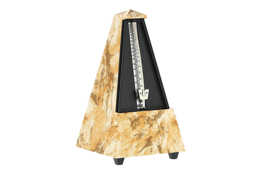 Wittner Pyramid Plastic Metronome with Bell Faux Marble
