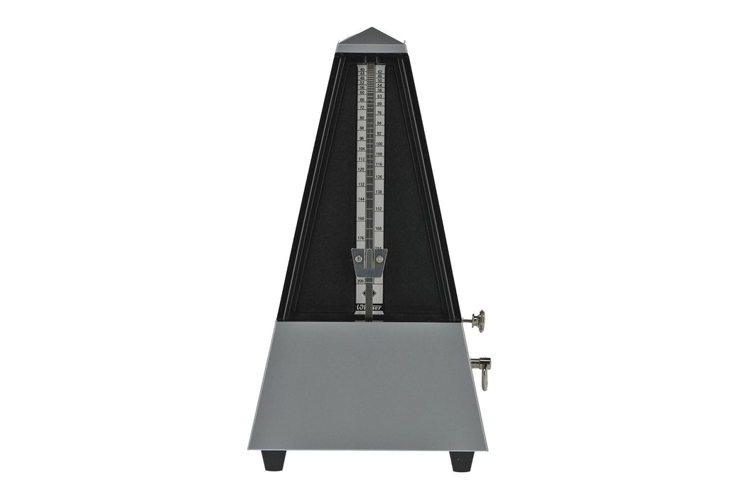 Wittner Pyramid Plastic Metronome with Bell Silver