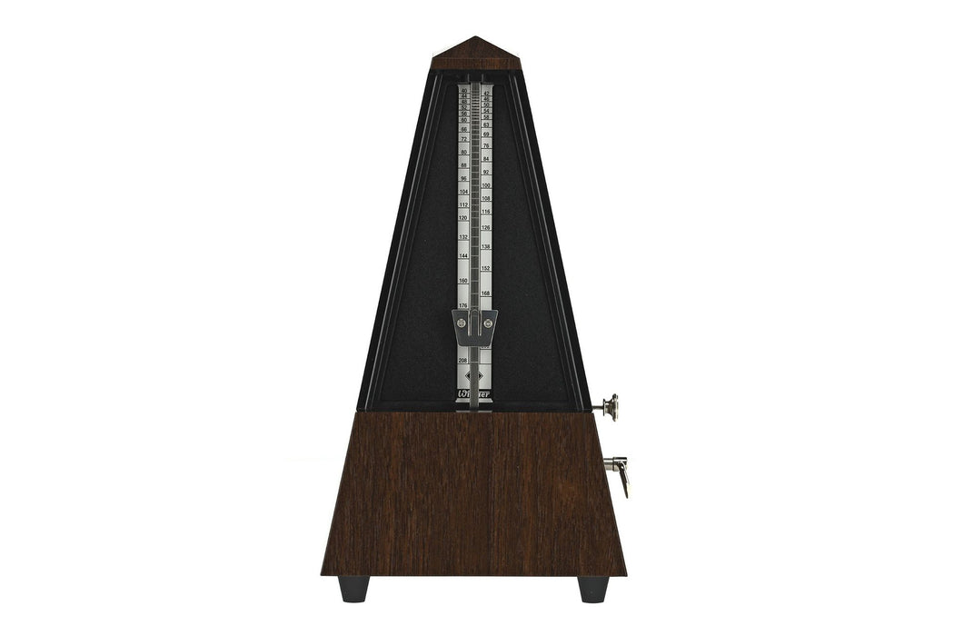Wittner Pyramid Plastic Metronome with Bell Walnut