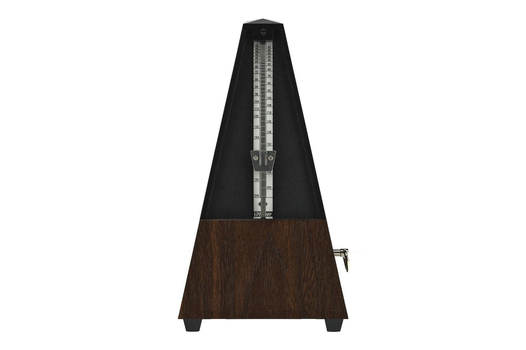 Wittner Pyramid Plastic Window Metronome Walnut