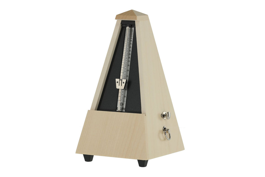 Wittner Wood Metronome with Bell Maple