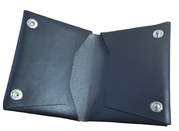 Keyboard or Piano Credit Card Holder Made from Vegan Apple Leather Vegan