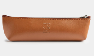 Violin Pencil Case Made from Vegan Apple Leather Vegan Small 20cm x6cm