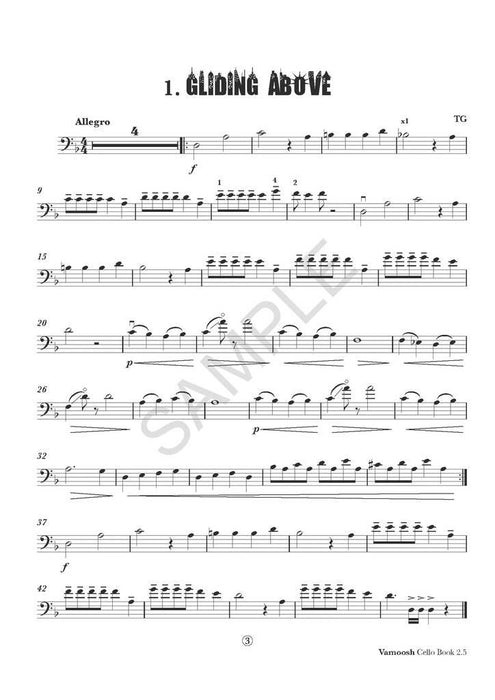 Vamoosh Cello Book 2.5 - Cello/Audio Access Online by Gregory Vamoosh Music VAM27