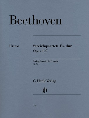 String Quartet Op. 127 E Flat - Ludwig van Beethoven - Viola|Cello|Violin G. Henle Verlag String Quartet Parts