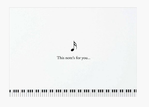 Box of 14 Note Cards  "This Note’s for You"
