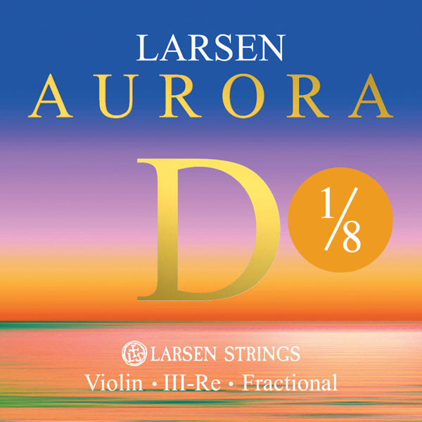 Larsen Aurora Violin D String Medium 1/8