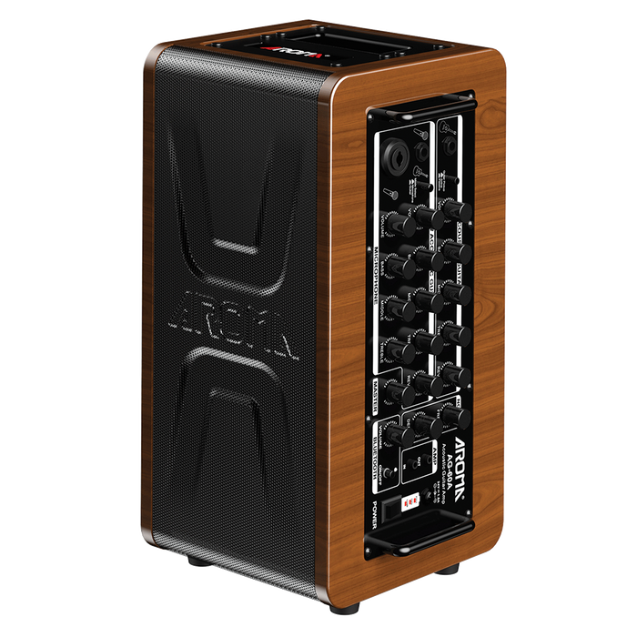 Aroma AG-60A 60W Acoustic Guitar Rechargeable Amplifier