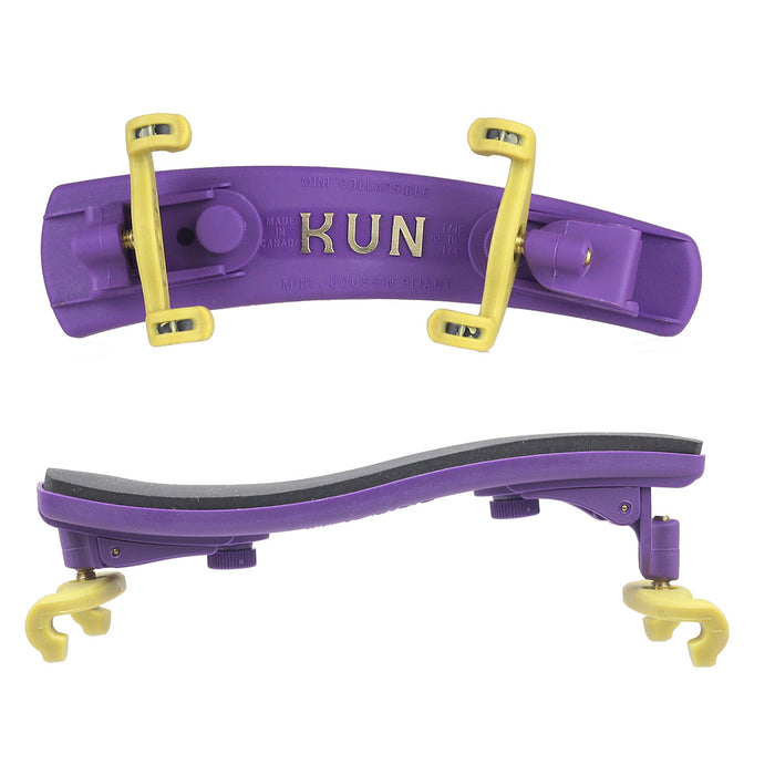 Kun Mini Collapsible Violin Shoulder Rest 1/4-1/16 Purple