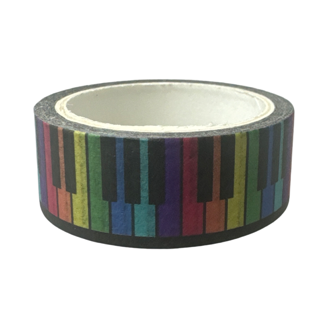 Music Sticky Tape Colourful Keyboard