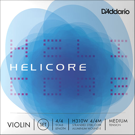 D'Addario Helicore Violin String Set Medium 4/4