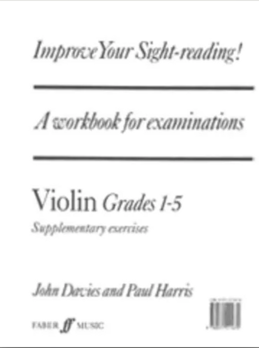 Sight Reading Supplement - Violin by Davies/Harris Faber 0571511678