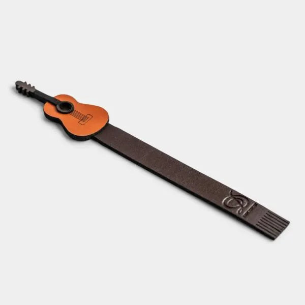 Guitar Bookmark Made from Vegan Apple Leather Vegan