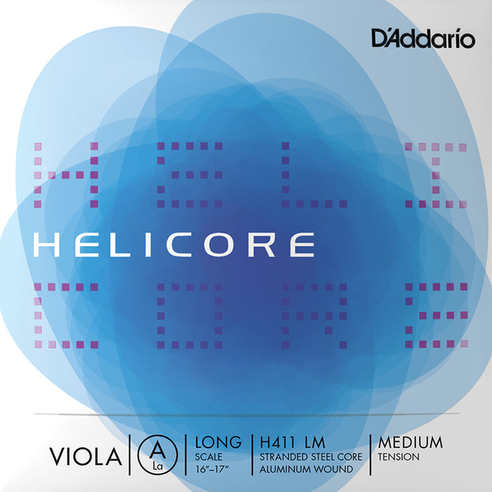 D'Addario Helicore Viola A - Long 16"-16.5"