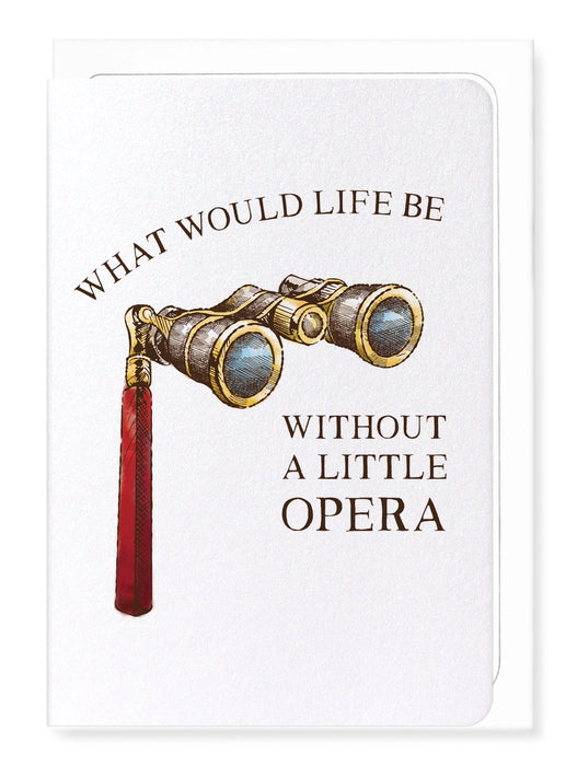 Greeting Card Life and Opera: Victorian Greeting Card