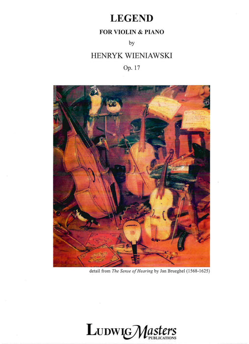 Wieniawski - Legend Op17 - Violin/Piano Accompaniment Ludwig Masters MK140