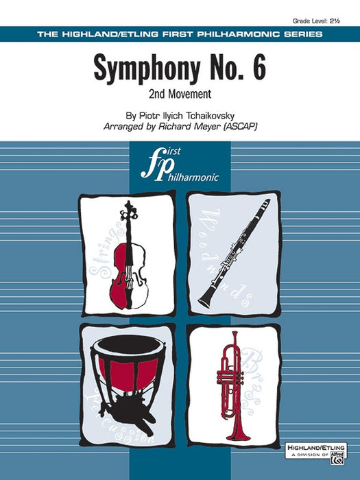 Tchaikovsky - Symphony #6 2nd Movement - Full Orchestra Grade 2.5 Score/Parts Highland/Etling 49045