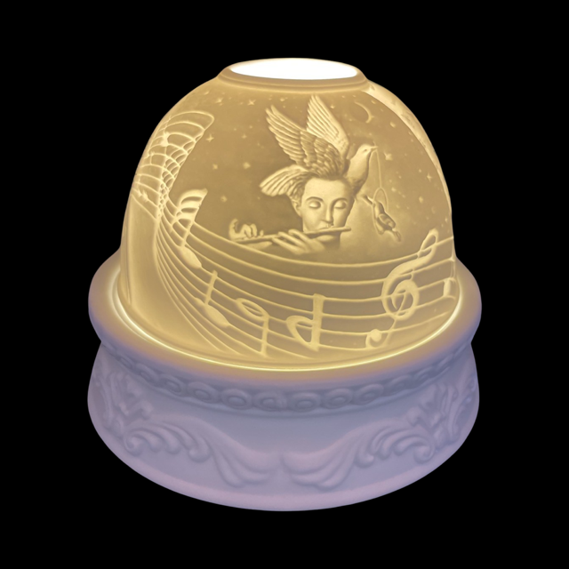 White Tealight Mozart