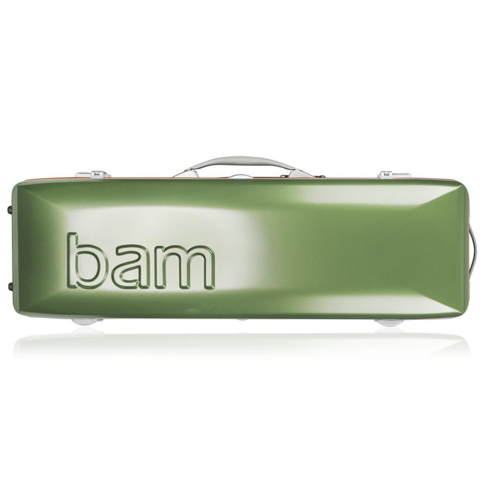 BAM Graffiti Hightech Oblong Violin Case Green/Orange