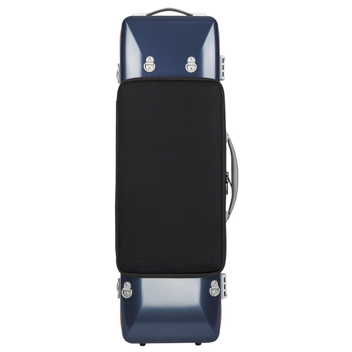 BAM Graffiti Hightech Oblong Violin Case Navy/Red