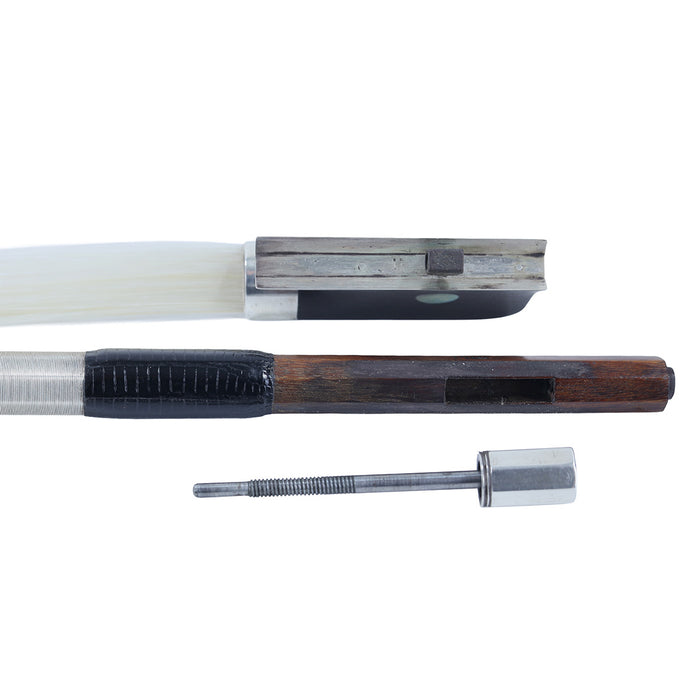 W.E Hill & Sons Silver Mounted Cello Bow London England
