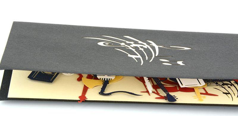 Pop-Up Greeting Card "The Music Band"