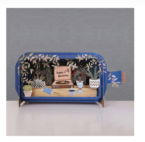 Greeting Card - Message in a Bottle Happy Birthday