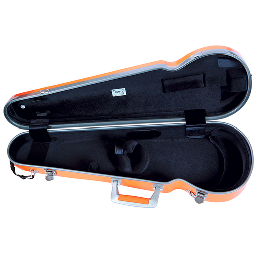 BAM La Defense Hightech Contoured Violin Case Orange