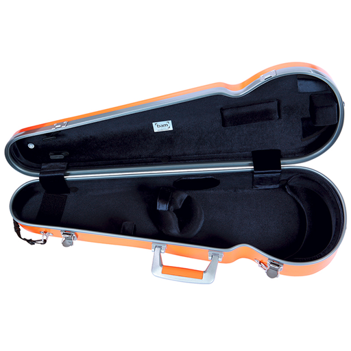 BAM La Defense Hightech 1.6 Contoured Violin Case Orange 4/4