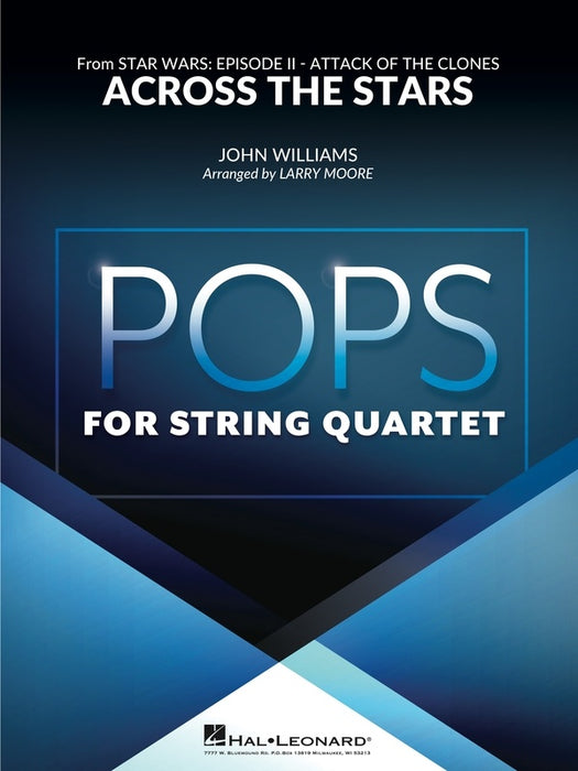 Williams - Across the Stars - String Quartet Score/Parts arranged by Moore Hal Leonard 4492756