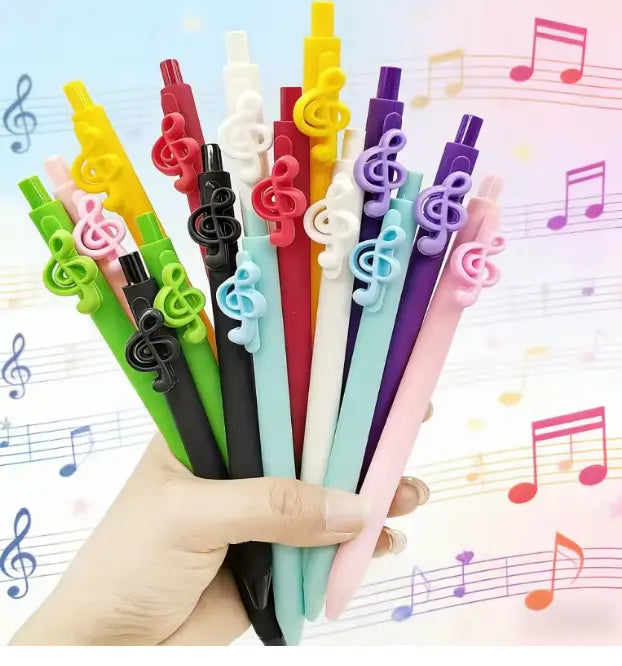 Green Pen with Treble Clef Charm