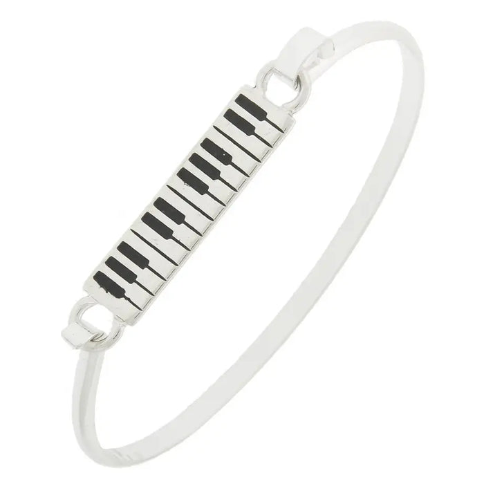 Keyboard Design Brass Metal Casting Bangle