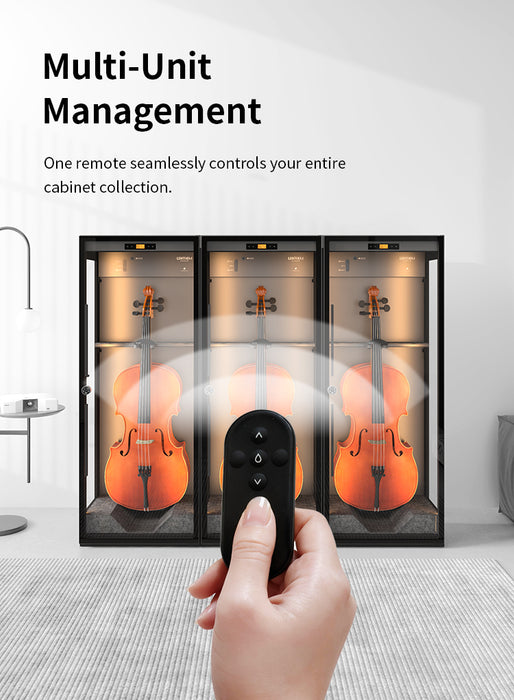 Lenthem CMI-355DT Humidity Control Cabinet for Cello Black