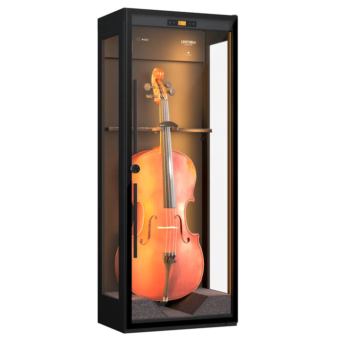 Lenthem CMI-355DT Humidity Control Cabinet for Cello Black