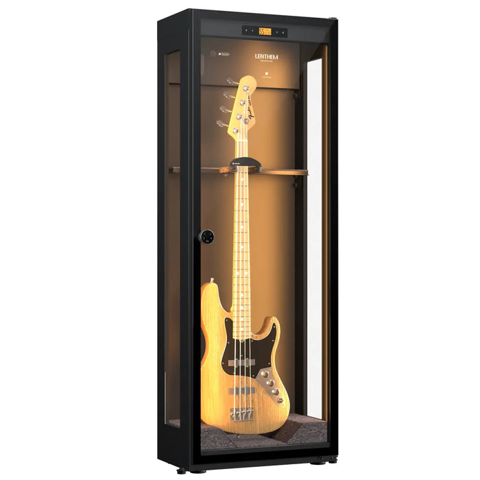 Lenthem CMI-195DT Humidity Control Cabinet for Bass Guitar Black