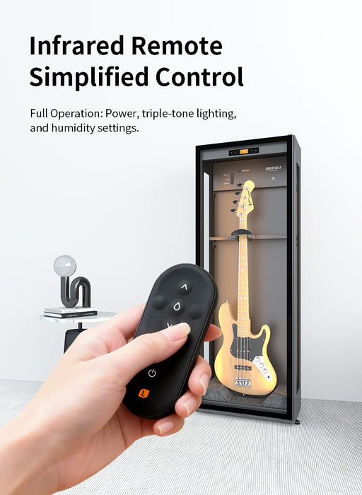 Lenthem CMIW-195DT Humidity Control Cabinet for Bass Guitar White