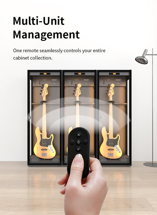 Lenthem CMIW-195DT Humidity Control Cabinet for Bass Guitar White