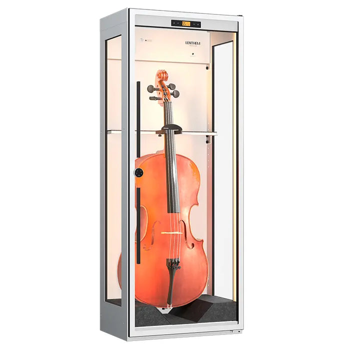 Lenthem CMIW-355DT Humidity Control Cabinet for Cello White