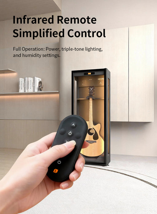 Lenthem CMIW-185DT Humidity Control Cabinet for Guitar White