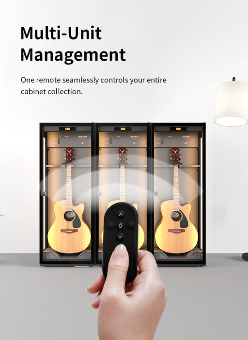 Lenthem CMIW-185DT Humidity Control Cabinet for Guitar White