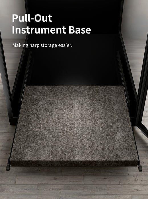 Lenthem CMI-1605DT Humidity Control Cabinet for Harp Black